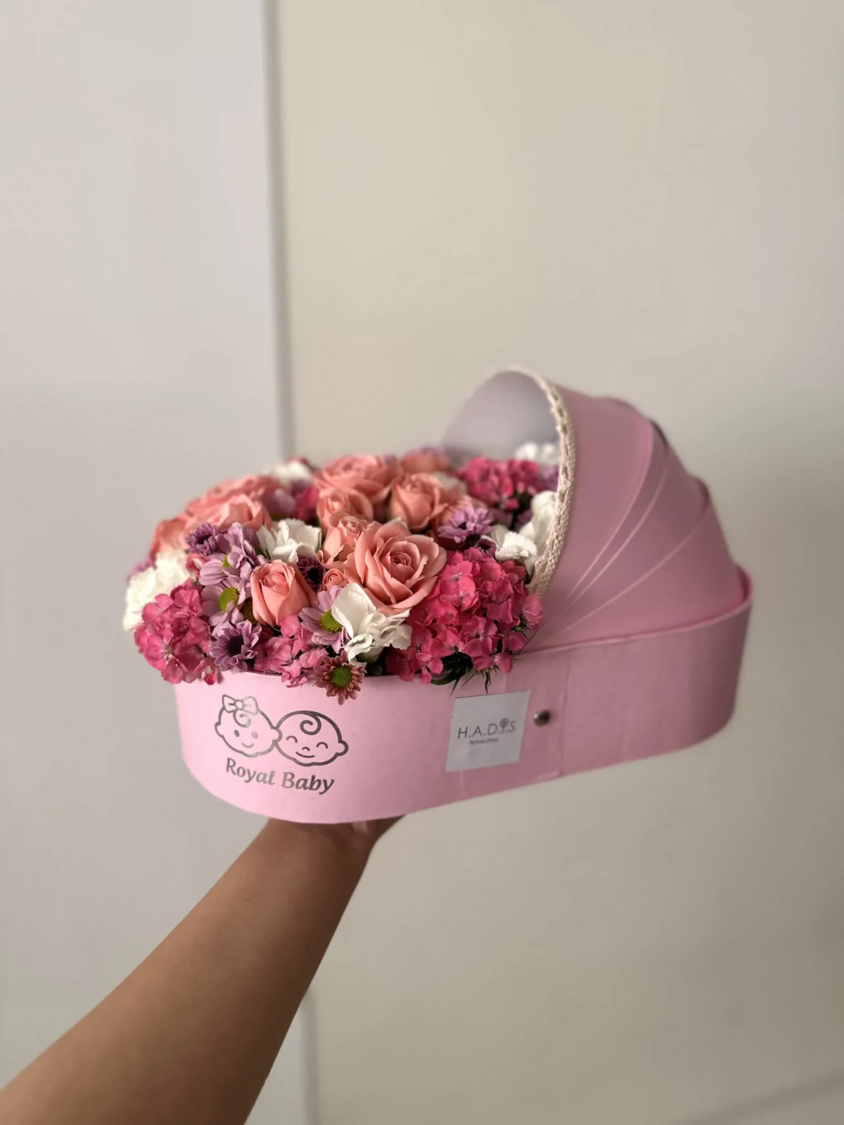 باکس گل نوزاد دخترونه باربی
