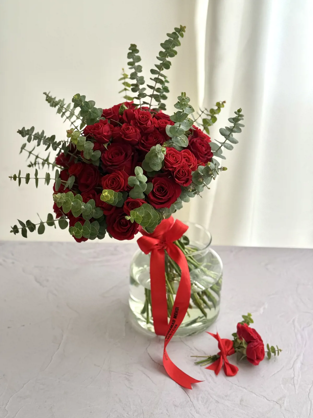 دسته گل red velvet عروس